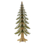 Christmas 3D Painted  Glittered Fir Trees - - SBKGifts.com