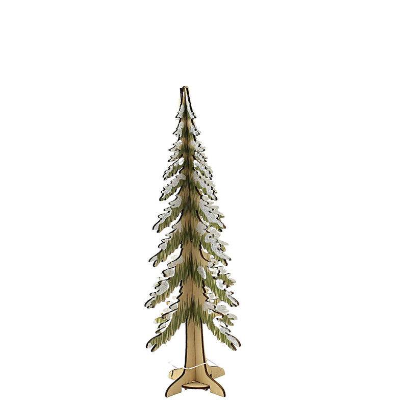 Christmas 3D Painted  Glittered Fir Trees - - SBKGifts.com