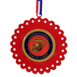 Holiday Ornament United States Marine Corps Metal Serve Proud Mc9201