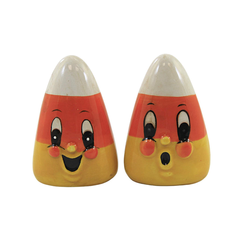 Tabletop Candy Corn Salt & Pepper Shaker Halloween Candy Salt And Pepper J9691