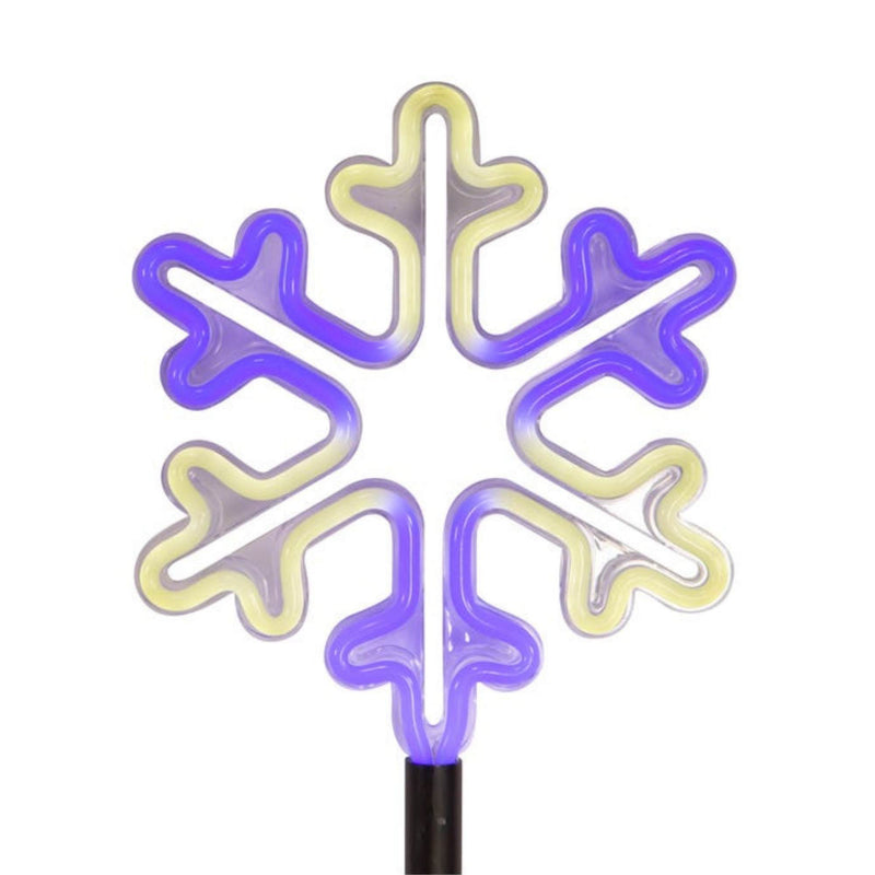 Home & Garden Snowflake Yard Stake - - SBKGifts.com