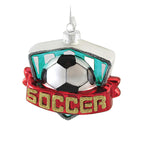 Noble Gems Soccer Banner Glass Shield Ball Nb1638