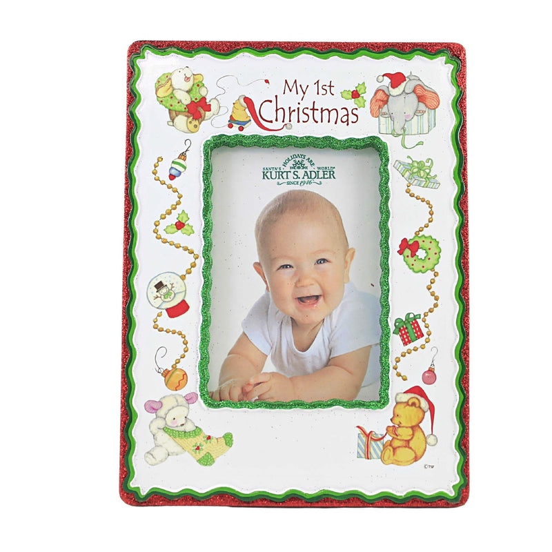 Home Decor My 1St Christmas Phote Frame Polyresin Picture Free Standing W8506 (52760)