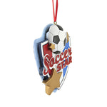 Holiday Ornament Soccer Star - - SBKGifts.com