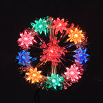 Tree Topper Finial Tinsel Snowflake Tree Topper - - SBKGifts.com