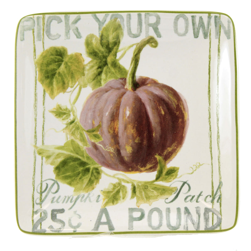 Tabletop Autumn Harvest Canape Plate Set - - SBKGifts.com