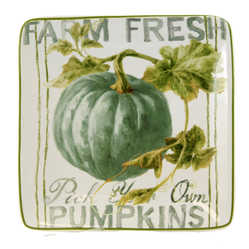 Tabletop Autumn Harvest Canape Plate Set - - SBKGifts.com