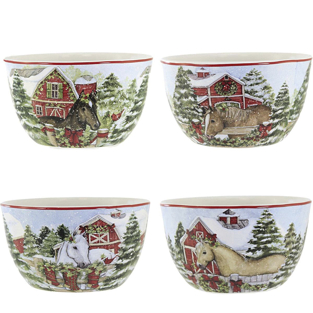 (52964) Homestead Christmas Bowl