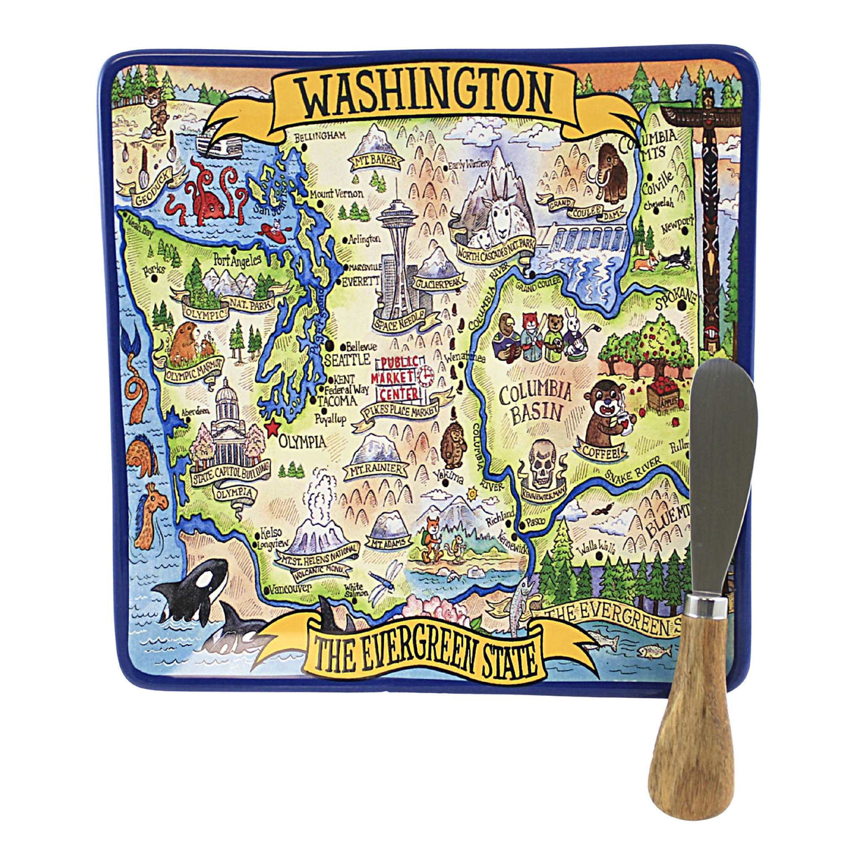 (53054) Washington Souvenir Plate