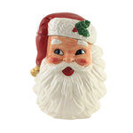 Transpac Retro-Looking Santa Cookie Jar - One Cookie Jar Inch, Dolomite - Christmas Baking Holidays Y8964 (53122)