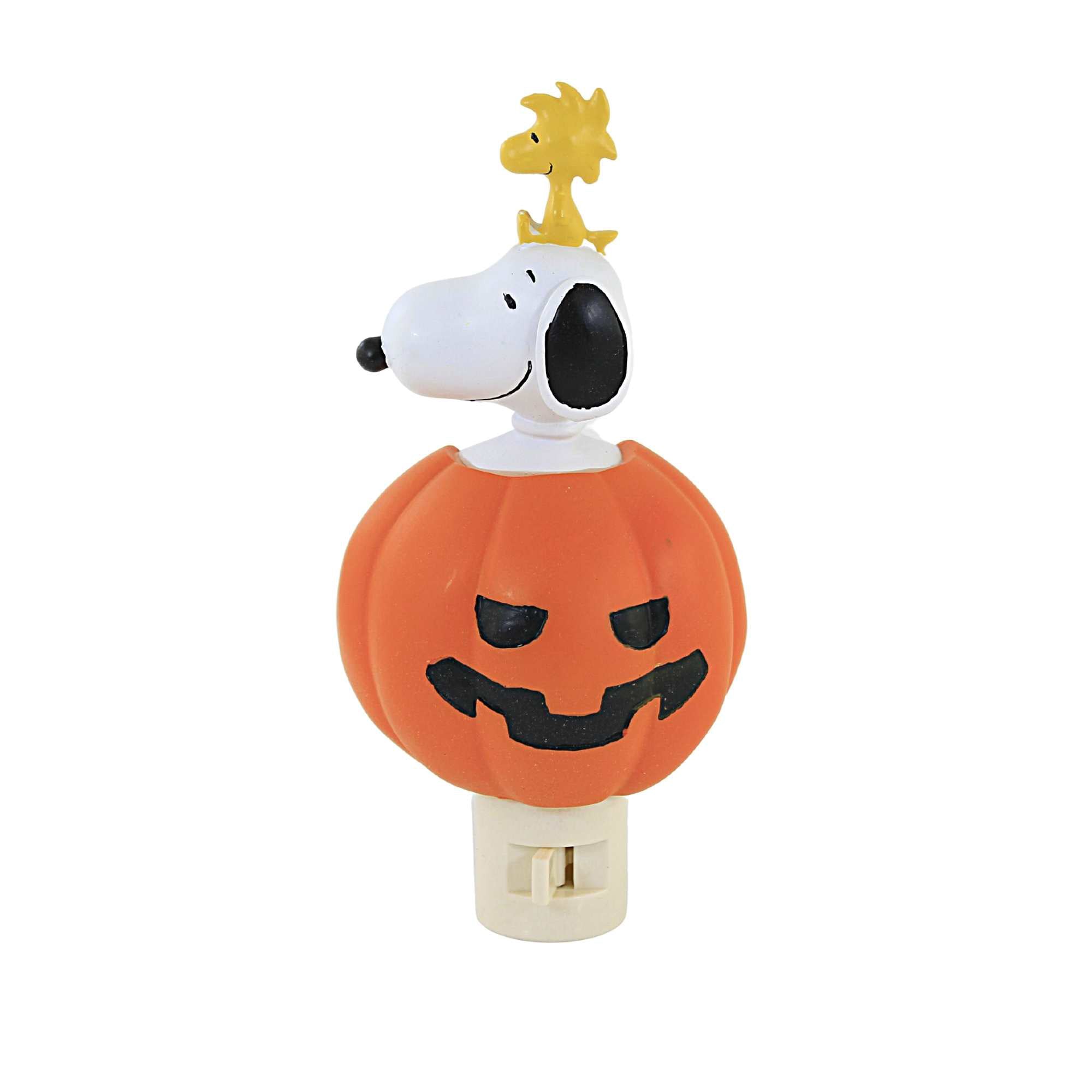 Halloween Snoopy In Jack-O-Lantern Polyresin Woodstock