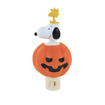 Halloween Snoopy In Jack-O-Lantern Polyresin Woodstock Pumpkin Electric 134755 (53190)