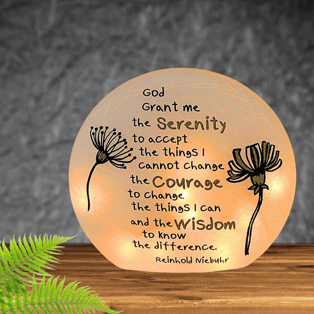 Stony Creek Serenity Pre-Lit Orb - - SBKGifts.com