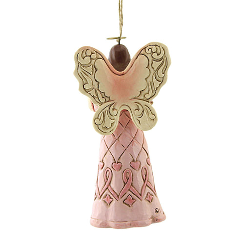 Jim Shore Pink Angel With Butterflies - - SBKGifts.com