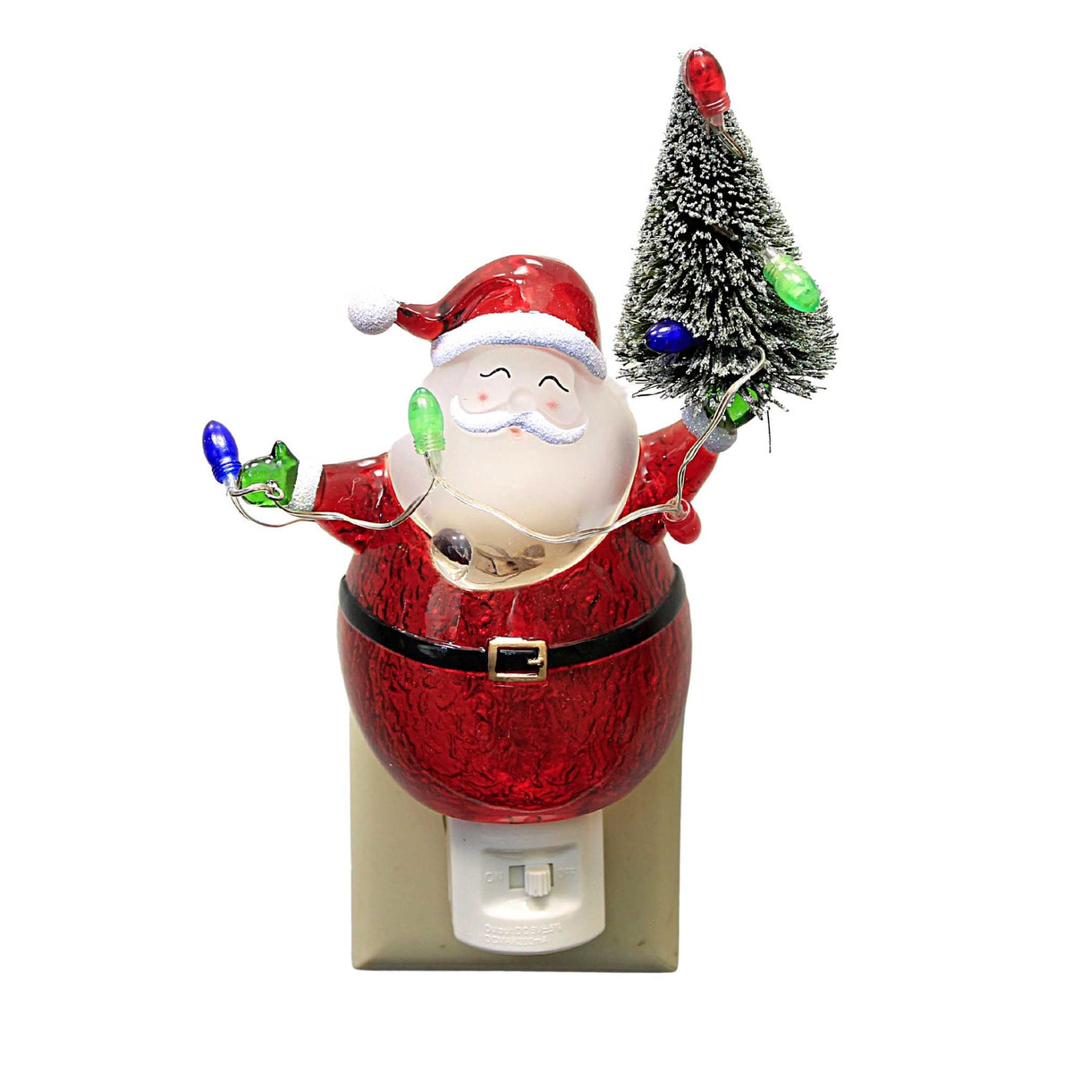 (53228) Santa W/ Xmas Tree Night Light