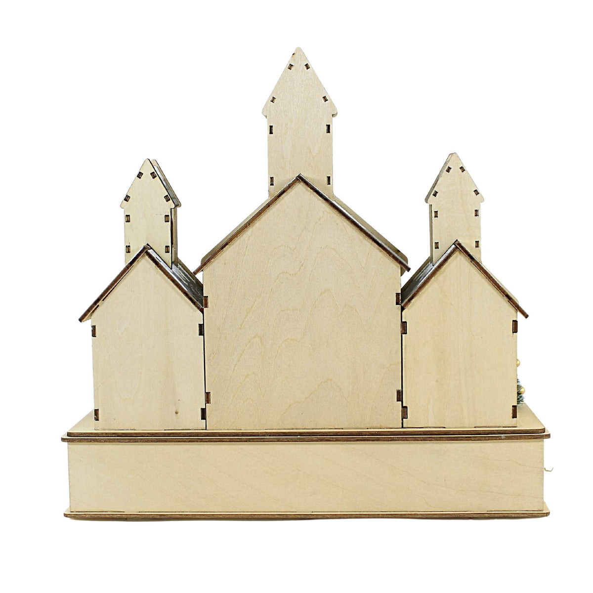 Christmas Led Church W/Nativity - - SBKGifts.com