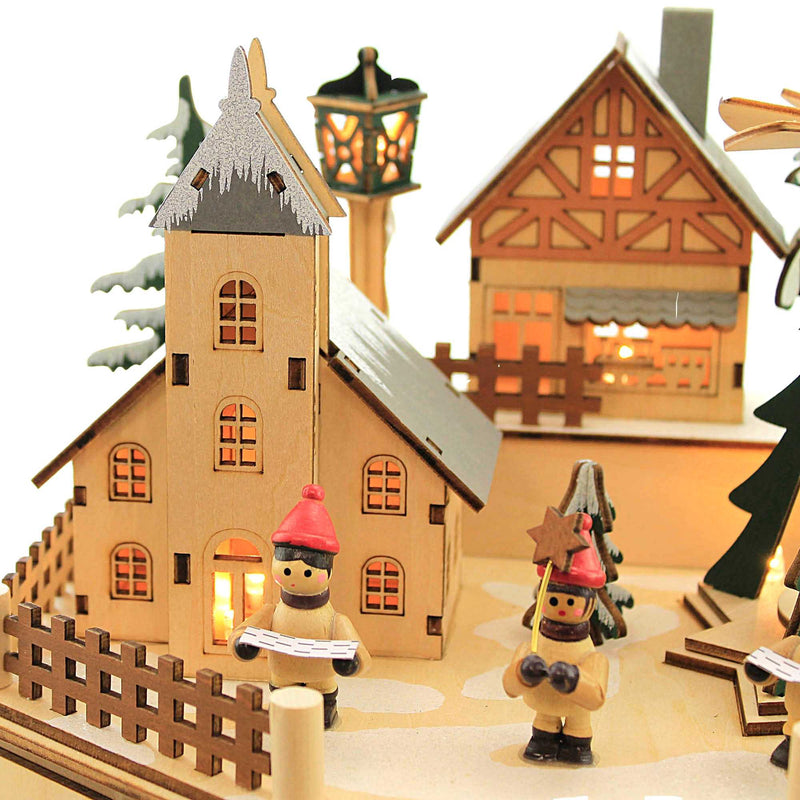 Christmas Led Windmill Village - - SBKGifts.com
