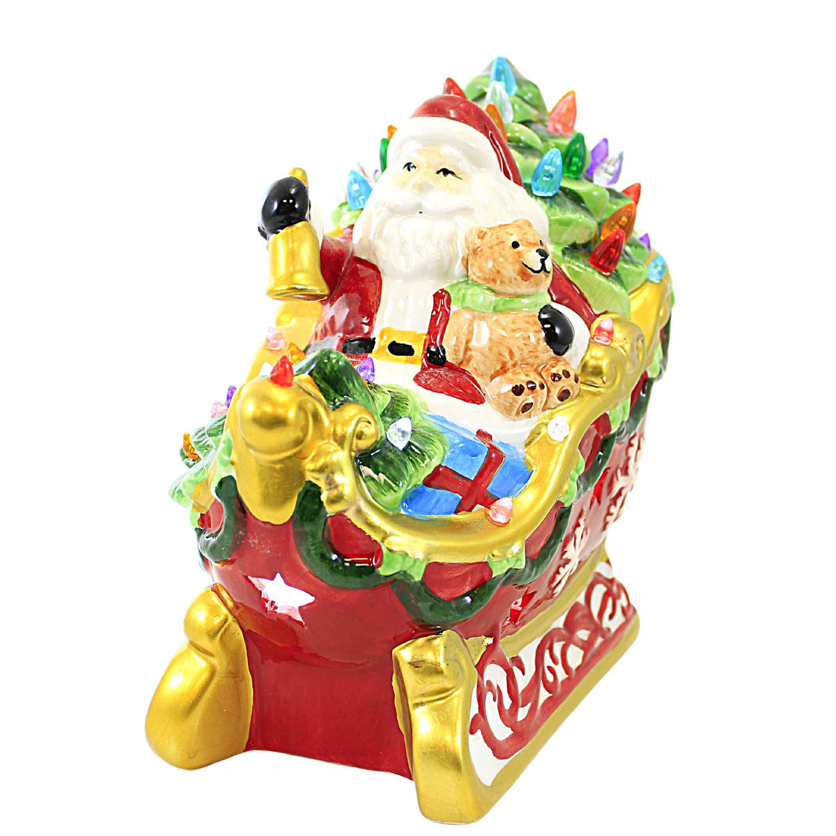 53248 Led Santa In Sleigh 134656