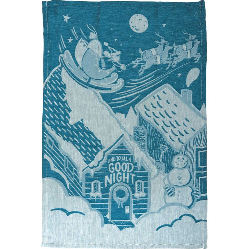 Decorative Towel And To All A Good Night Jacquard 100% Cotton  Santa 103816 (53284)