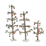 Cody Foster Victorian Tinsel Tree's Silver - - SBKGifts.com