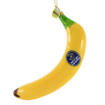 Holiday Ornament Let's Go Bananas Glass Christmas Yellow Food Go5154 (53334)