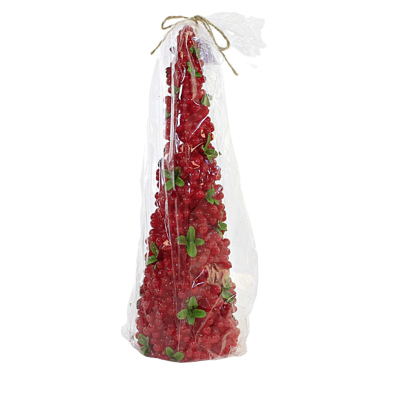 Christmas Berry Cone Candle - - SBKGifts.com