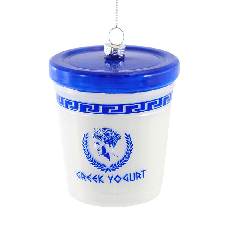 Holiday Ornament Greek Yogurt Glass Christmas Healthy Food Go8250 (53378)