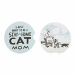 Car Coaster Cat Mom Stone Stay At Home 105767 (53428)