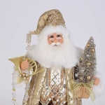 Christmas Lt. Gilded Gold Santa - - SBKGifts.com