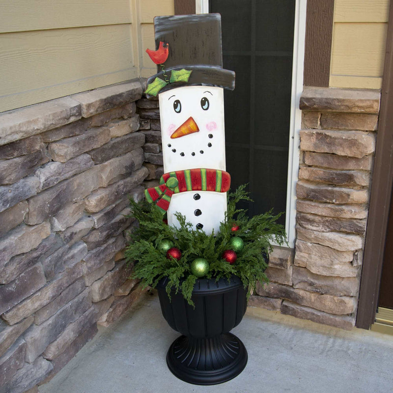 Round Top Collection Snowman Plank - - SBKGifts.com