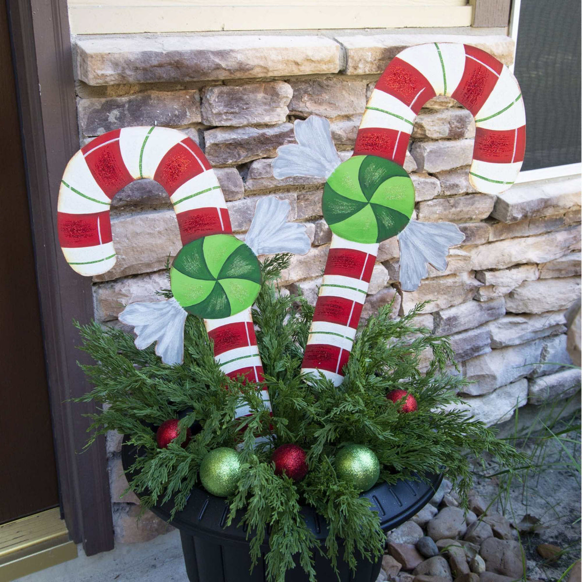 Round Top Collection Candy Candy Canes Set - - SBKGifts.com