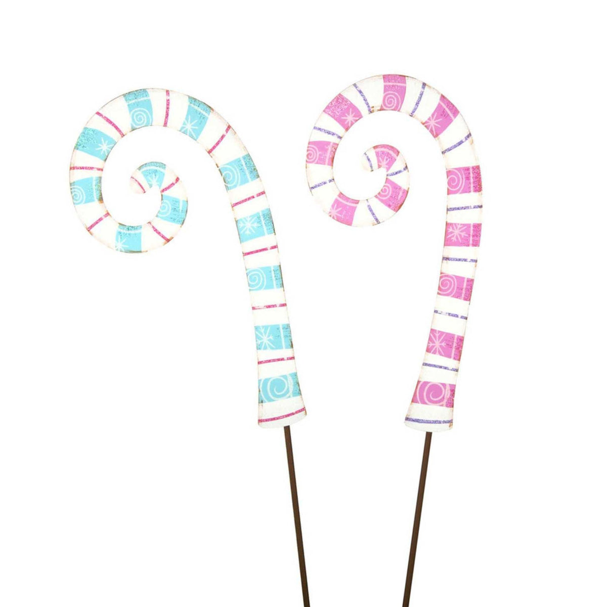 Round Top Collection Pretty Pastel Candy Canes - - SBKGifts.com