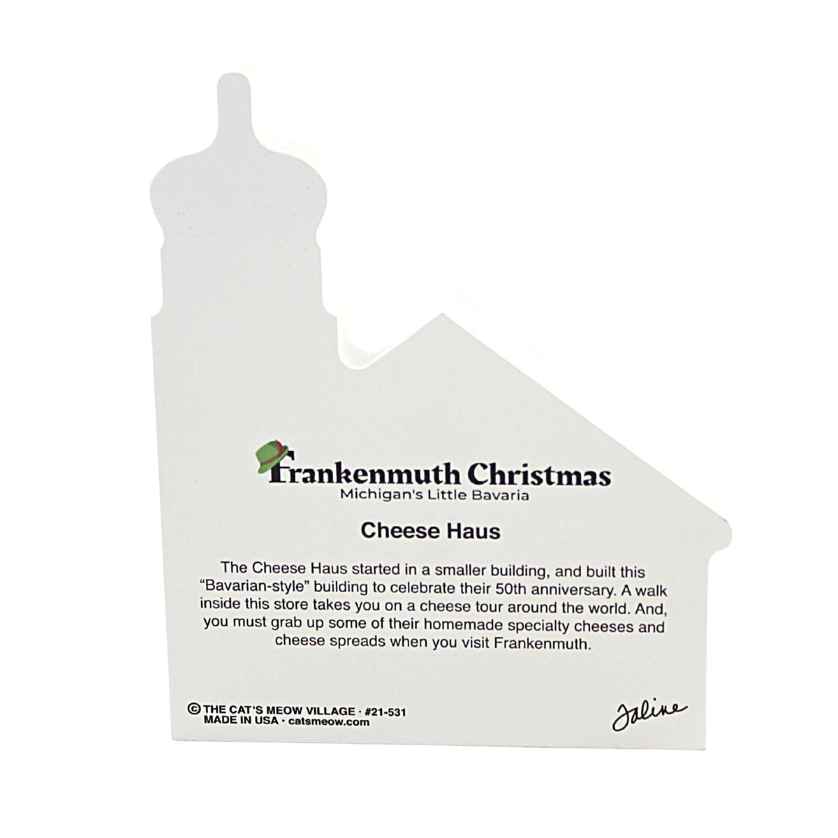 Cats Meow Village Cheese Haus - - SBKGifts.com