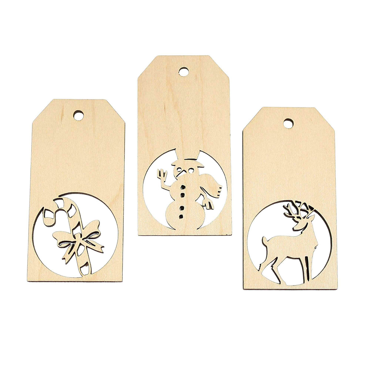 Christmas Gift Tags Rectangle - - SBKGifts.com