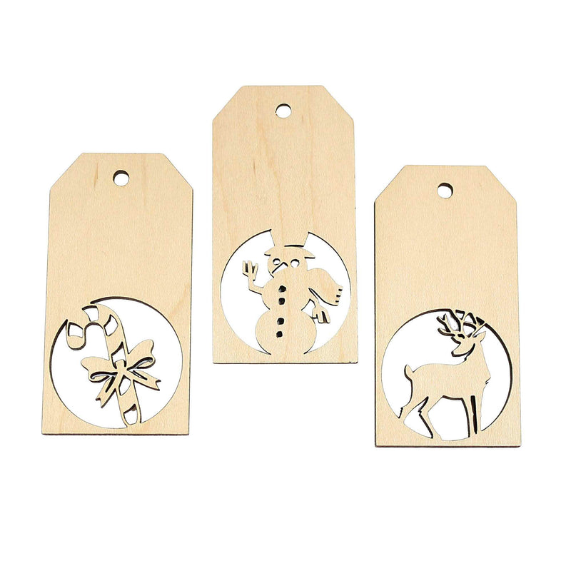 Christmas Gift Tags Rectangle - - SBKGifts.com