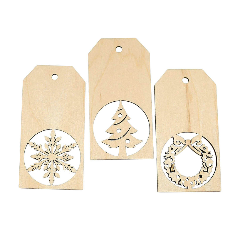 Christmas Gift Tags Rectangle - - SBKGifts.com