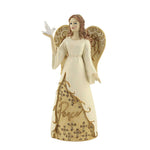 Figurine Peace Angel Polyresin Dove Smile Cross 20497 (53632)