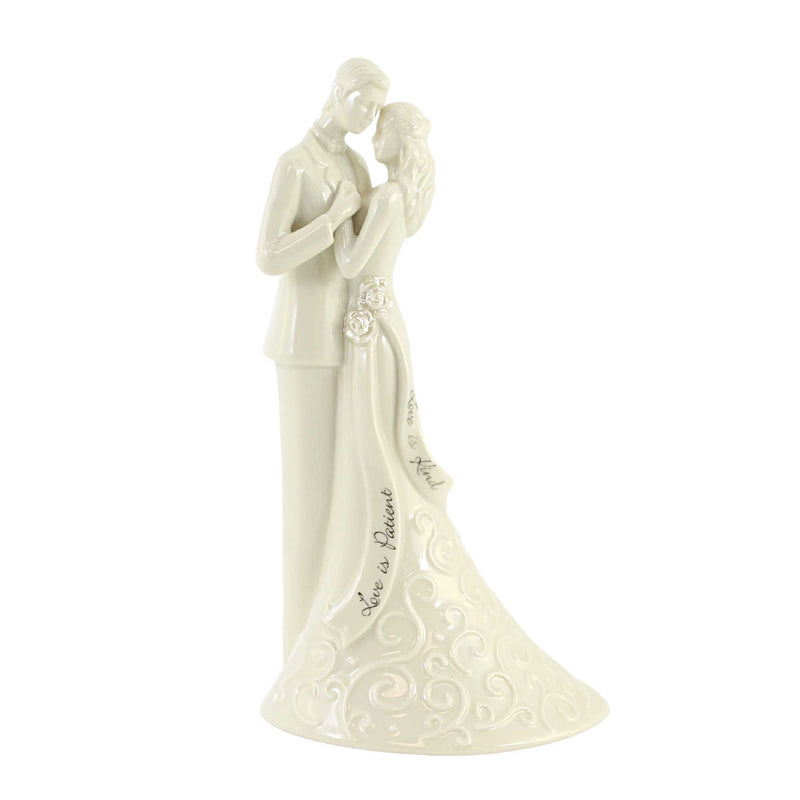Roman Wedding Cake Topper - One Figurine 8.5 Inch, Porcelain - Bride Groom Dance 13226 (53642)