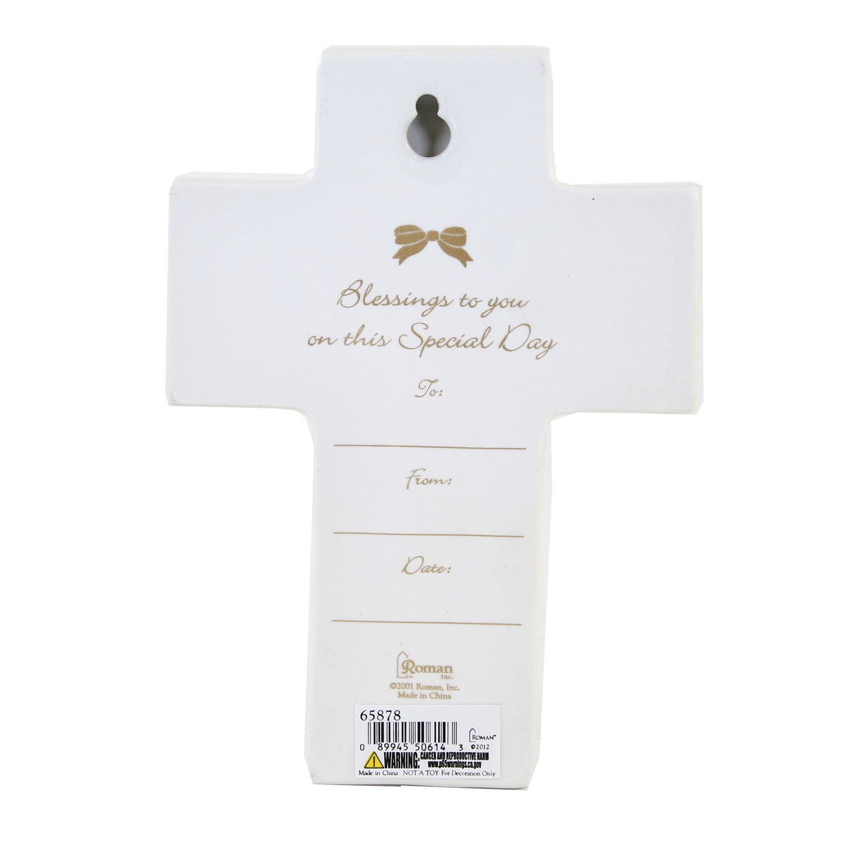 Home Decor Blue God Bless Wall Cross - - SBKGifts.com