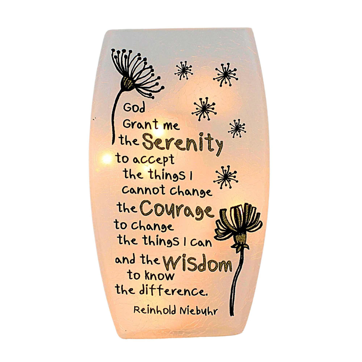 (53660) Serenity Pre-Lit Med Vase