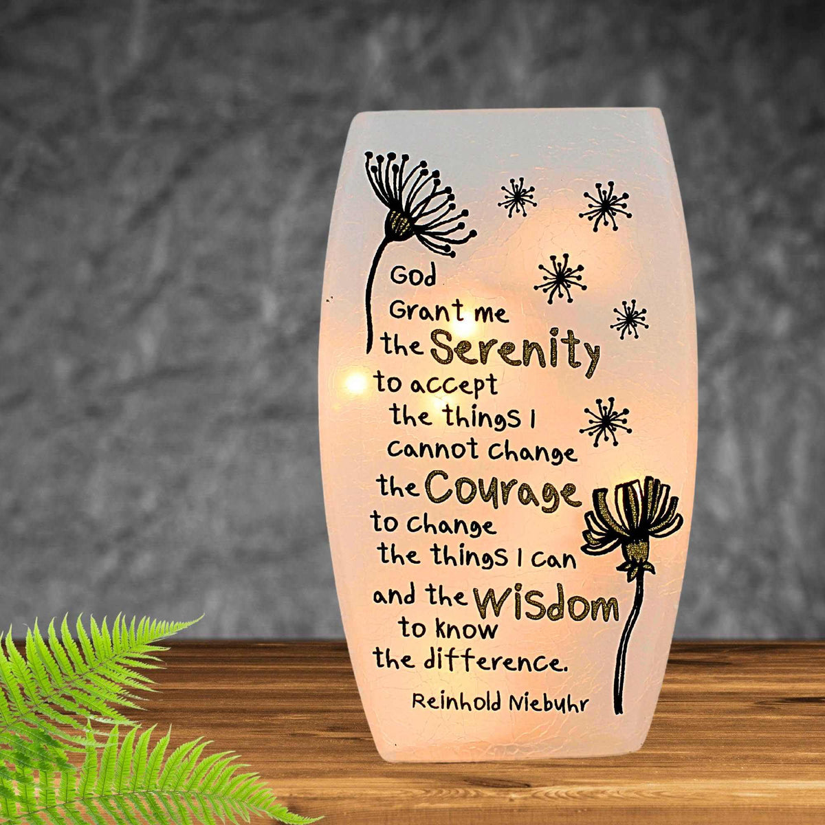 Stony Creek Serenity Pre-Lit Med Vase - - SBKGifts.com
