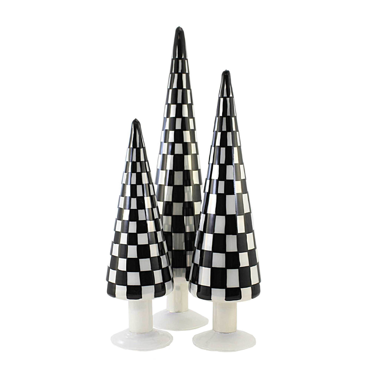 Sec53675 Black Trees Set Of 3 SECCD1624BK Seconds