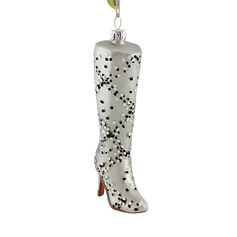 Holiday Ornament Tall Boot-Snake Skin Ornament - - SBKGifts.com