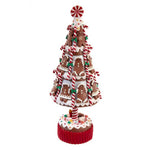 Gingerbread Tree - One Tree 16-Inch Resin Candy Canes Peppermint J9012 (53847)