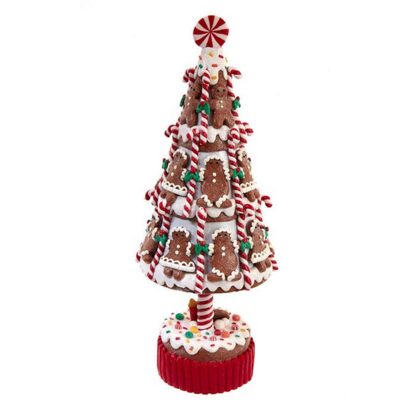 Gingerbread Tree - One Tree 16-Inch Resin Candy Canes Peppermint J9012 (53847)