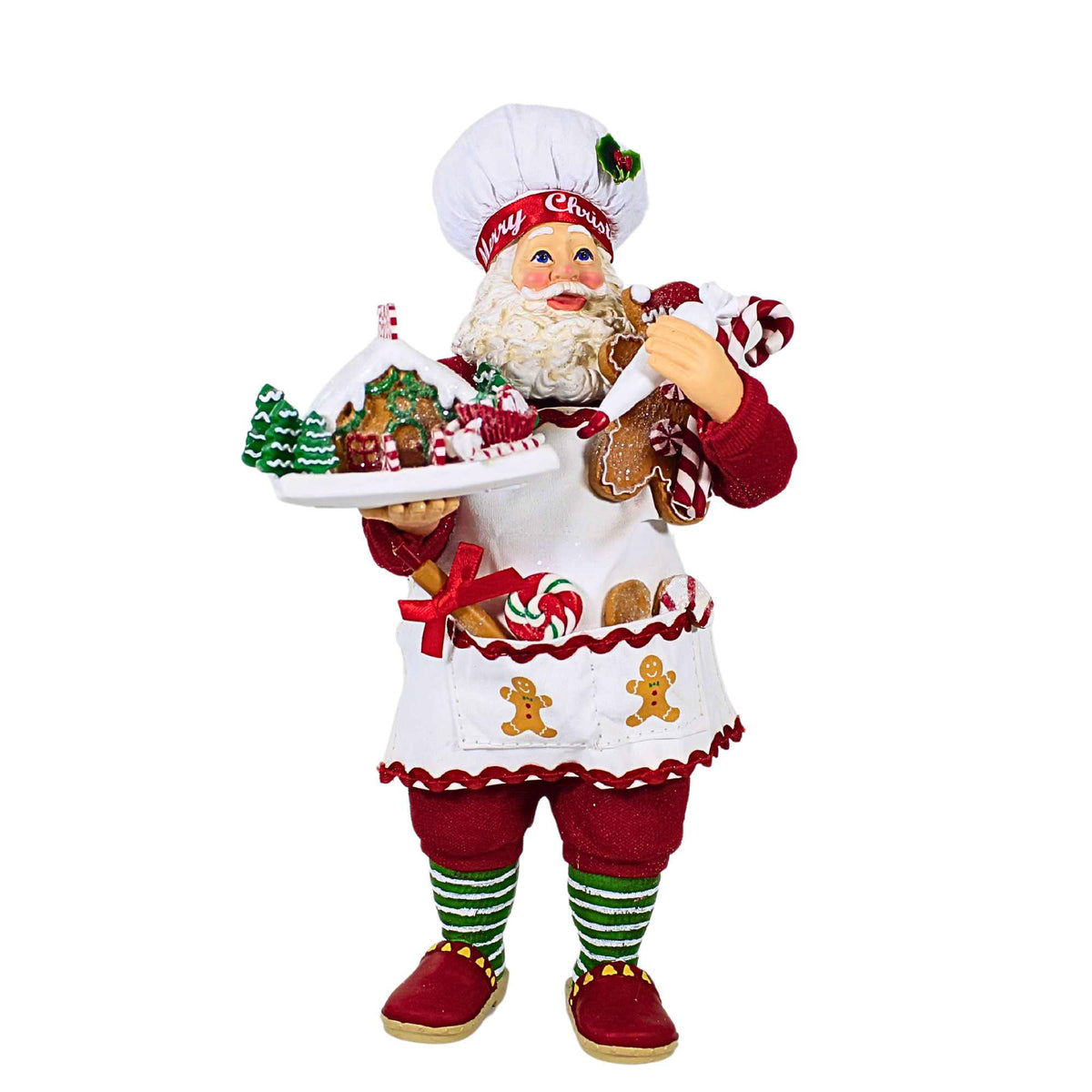 53856 Gingerbread Chef Santa FAO128