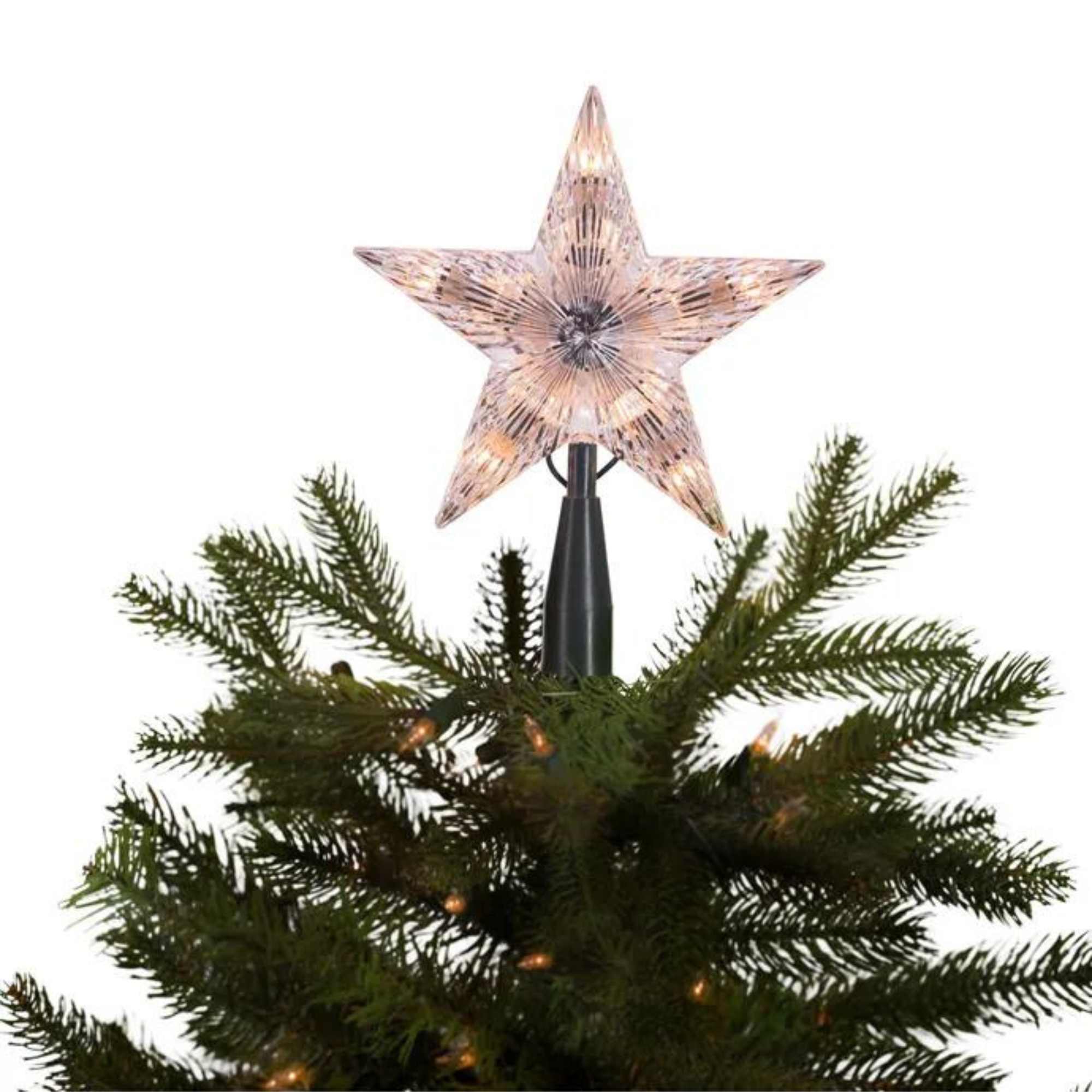 Star Tree Top 10 Light - One Tree Topper 9 Inch, Plastic - Pre