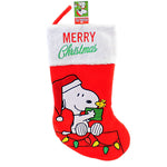 Christmas Snoopy Applique Stocking Fabric Peanuts Licensed Pn7211 (53873)