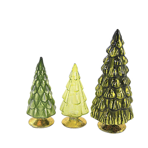 Cody Foster Small Green Hue Trees Set/3 - - SBKGifts.com