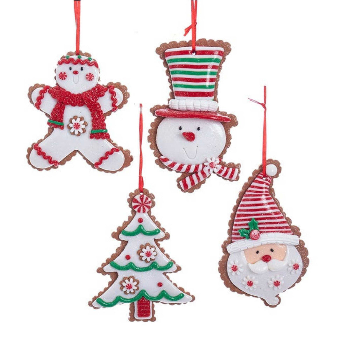 (53900) Gingerbread Assorted Ornaments